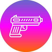 diseño de icono de vector de pistola