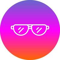Sun Glasses Vector Icon Design