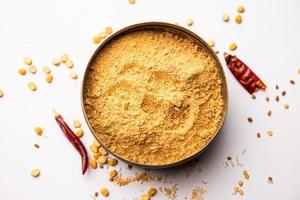 Idli Podi or chutney Powder- dry condiment for South Indian breakfast photo