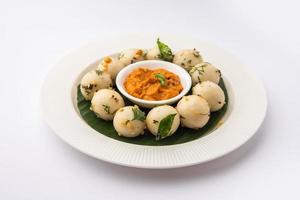 Goli Idli or Idly balls photo