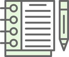 Sketchbook Vector Icon Design