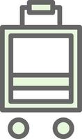 Baggages Vector Icon Design