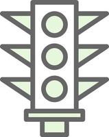 Traffic Signal Vector Icon Design