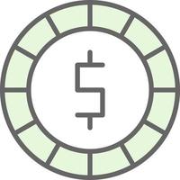 Coin Vector Icon Design