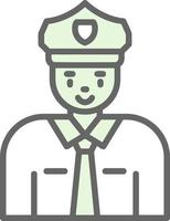 Policeman Vector Icon Design