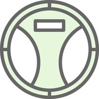 Steering Wheel Vector Icon Design