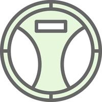 Steering Wheel Vector Icon Design