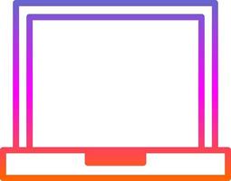 Laptop Screen Vector Icon Design