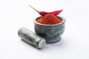 Red Chilli powder or lal mirch dust photo