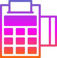 Pos Terminal Vector Icon Design