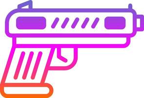 diseño de icono de vector de pistola