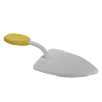 3d Trowel left view with transparent background png