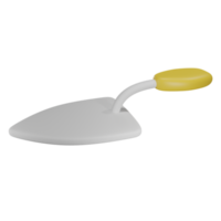 3d Trowel right view with transparent background png