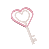 Key heart, Valentine's Day png