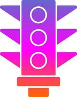 Traffic Signal Vector Icon Design