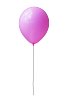 helium ballong i lila Färg med en rep isolerat bakgrund png