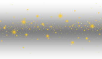 patrón de estrella dorada centelleante para efecto fotográfico y superposición. textura de luz de estrella borrosa abstracta para el fondo. png