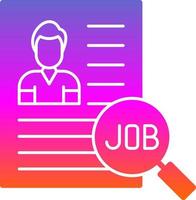 Job Vector Icon Design