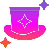 Magician Hat Vector Icon Design