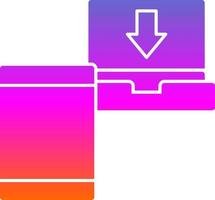 File Transfer Vector Icon Design