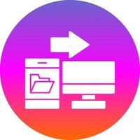 Data Transfer Vector Icon Design