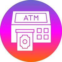 Atm Machine Vector Icon Design