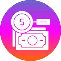 buscar diseño de icono de vector de dinero