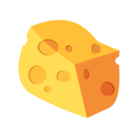 ideia de design bonito de desenho animado de queijo png