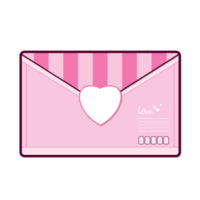 love letter for valentine cartoon cute png