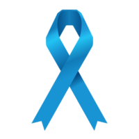 ruban bleu pour le cancer du côlon png