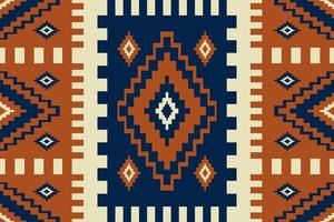 Ethnic geometric vintage pattern. Geometric square diamond shape seamless pattern boho style. African Kilim pattern use for fabric, textile, home decoration elements, upholstery, wrapping. vector