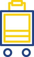 Baggages Vector Icon Design