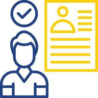 Hired Vector Icon Design