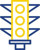 Traffic Signal Vector Icon Design