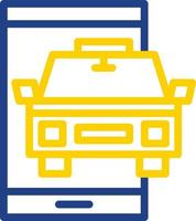 Taxi Vector Icon Design