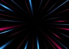 Abstract speed neon light effect background vector illustration