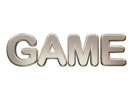 Game text effect vector