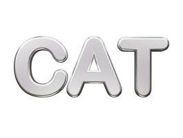 Cat text effect vector