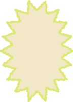 Pastell abstrakte Sternform Dekoration png