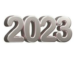 New year 2023 text effect vector illustration