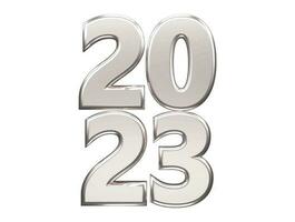 New year 2023 text effect vector illustration