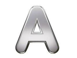 Alphabet text effect vector transparent 3d rendering