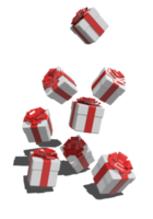 Gift box present box 3d model png