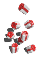 Gift box present box 3d model png