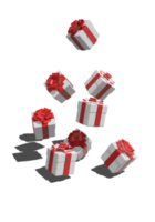 Gift box present box 3d model png