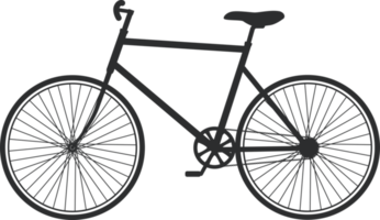 biciclette icona silhouette png