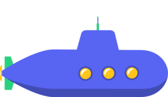 sous-marin. signe d'icône png