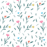 motif de fleurs fleurs sauvages à imprimer png