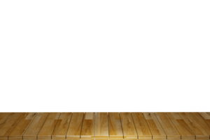 houten tafel, hout tafel top voorkant visie 3d geven geïsoleerd png