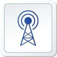 Mobile Tower Icon Vector Graphic Illustration